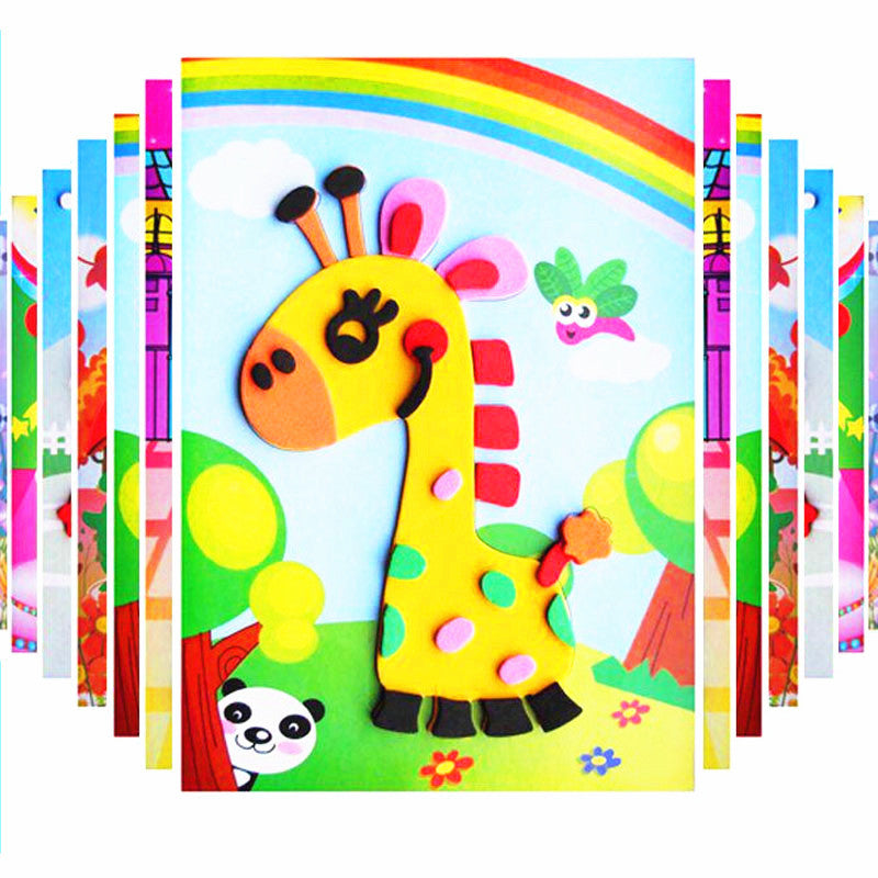 Stickers 3D imprimé créatif pour enfants