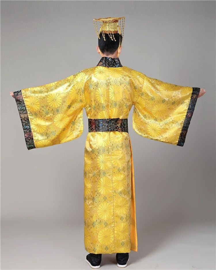 Costume antique de l'empereur de la dynastie Tang