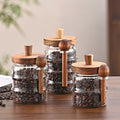 1 Pcs 25 Pots de café en verre OZ avec cuillères