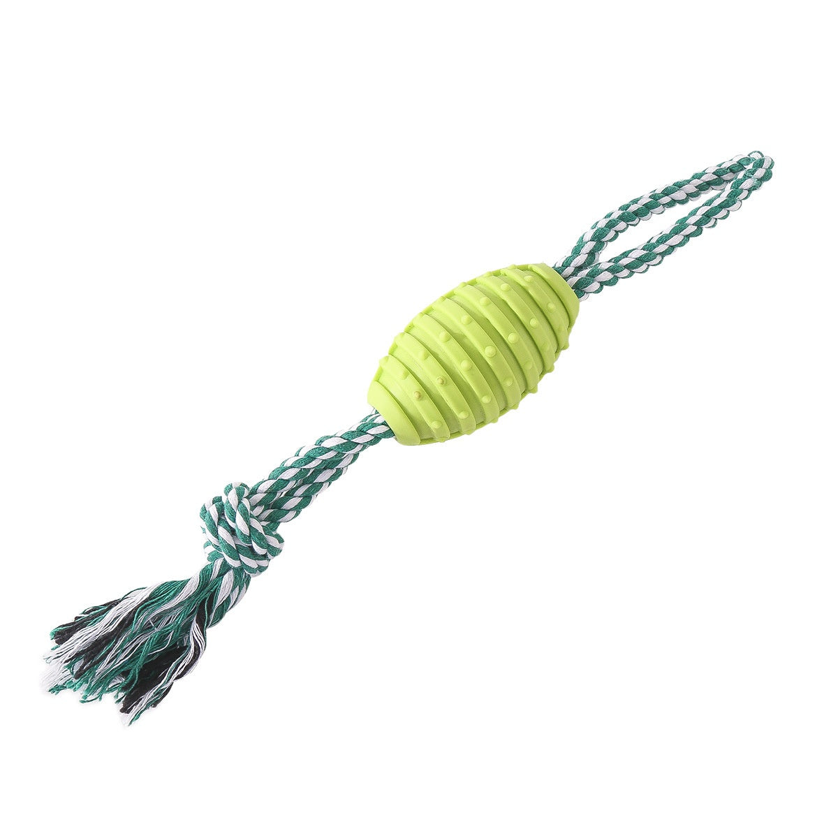 Jouet de molar de chien gros plis et des haches Pet soulageant balle farouche de corde de coton