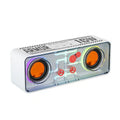 Double haut-parleur Transparent Mech Haut-parleur Bluetooth sans fil