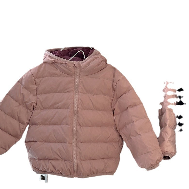 Vêtements de protection contre le froid légers pour enfants à capuchon