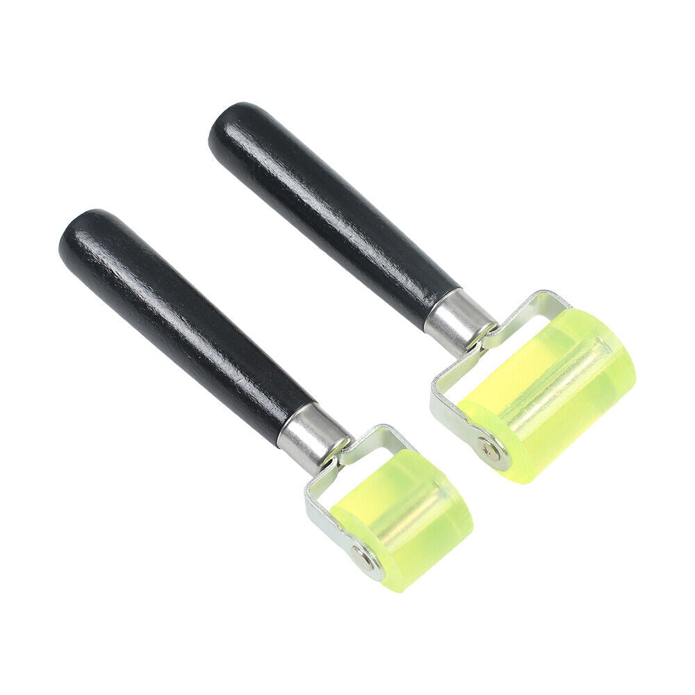 2PCS Car Sound Deadening Roller Fond d'écran Roller outil de joint en caoutchouc Roller