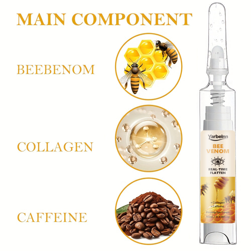 Crème pour les yeux d'abeille avec extrait de miel et collagène