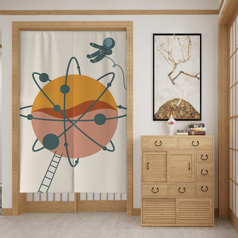 Rideaux de porte en tissu personnalisé