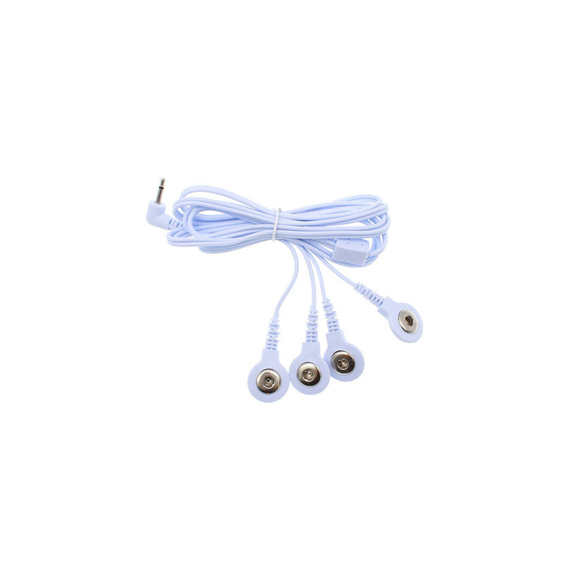 Câble d'électrothérapie 2 ou 4 boutons pour massage et relaxation