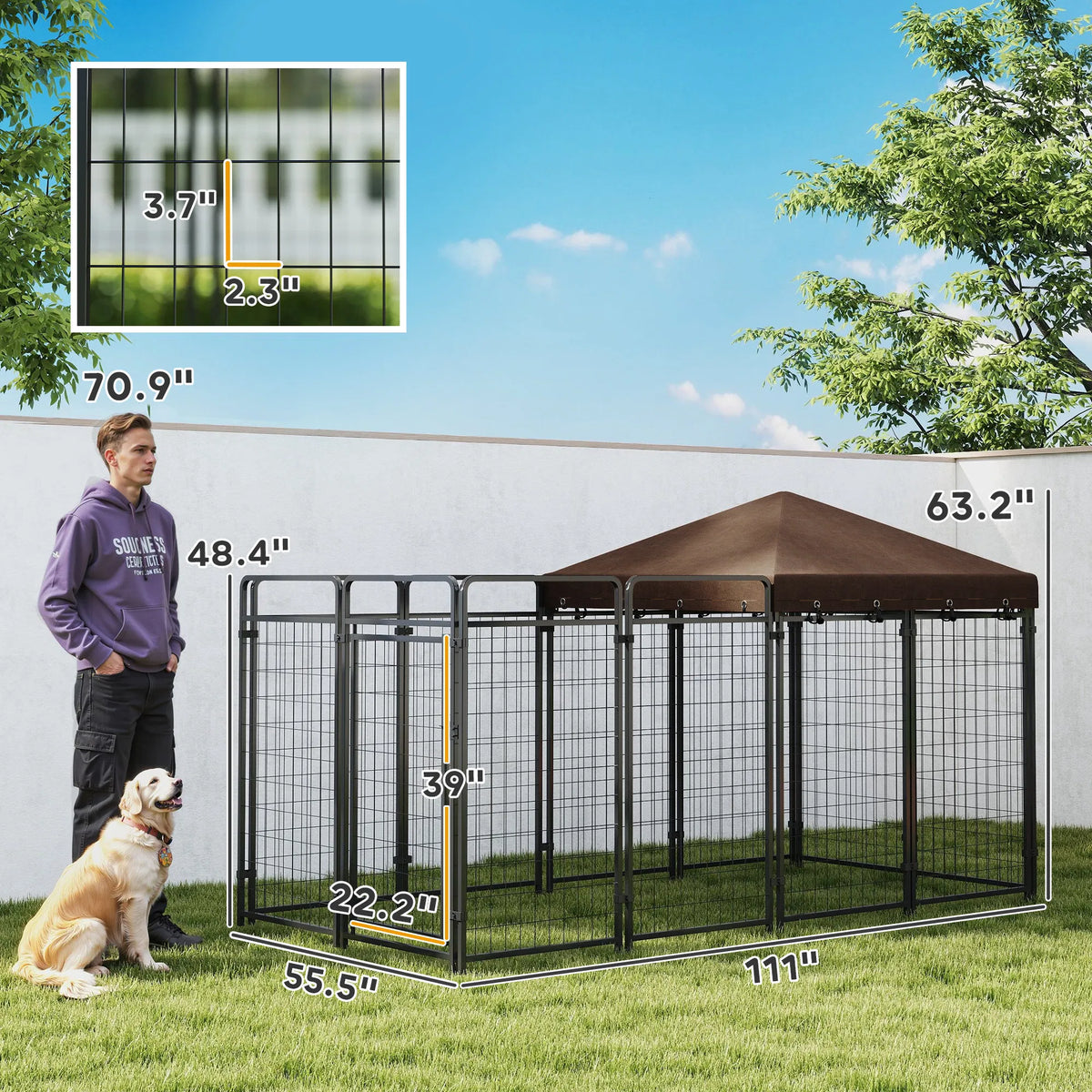 Dog Kennel Outdoor(Aucun envoi le week-end)