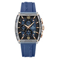 Montre Quartz pour hommes Bracelet en silicone en forme de barrique Montre sport résistant à l'eau