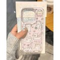 Multiples chats mignons convenant pour le cas de téléphone Creative Full Cover Soft Shell