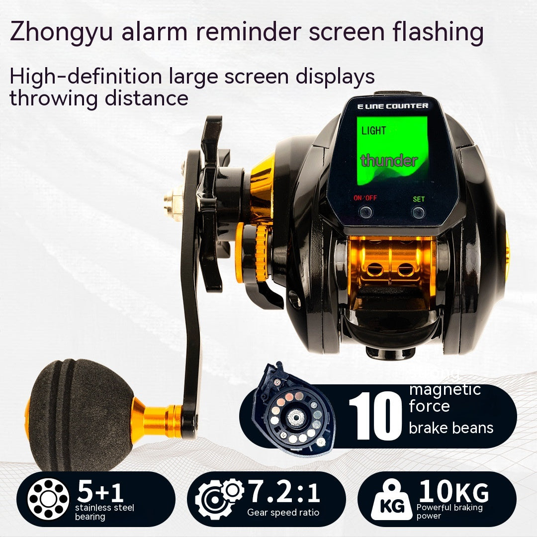 Étanche Grand écran Affichage numérique Drip Wheel Backlight Computing with Drain Alarm Bri