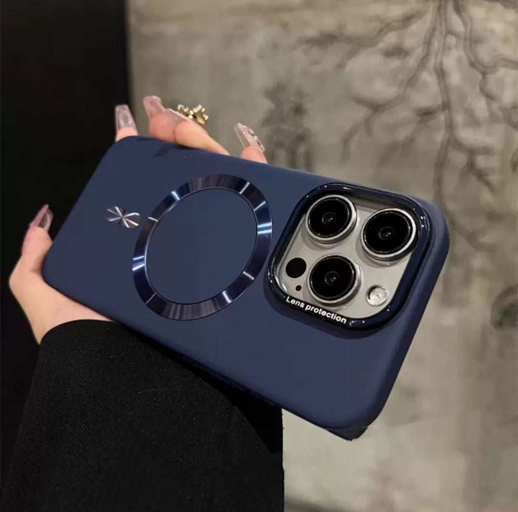 Cas avancé de téléphone magnétique solide en couleur