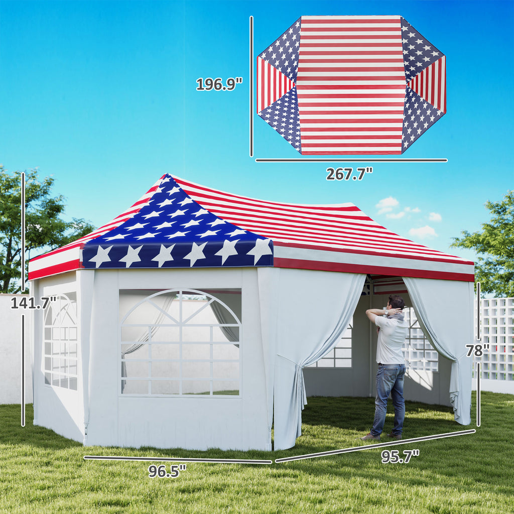 22.3 x 16.4 ft Heavy-Duty Party Tent