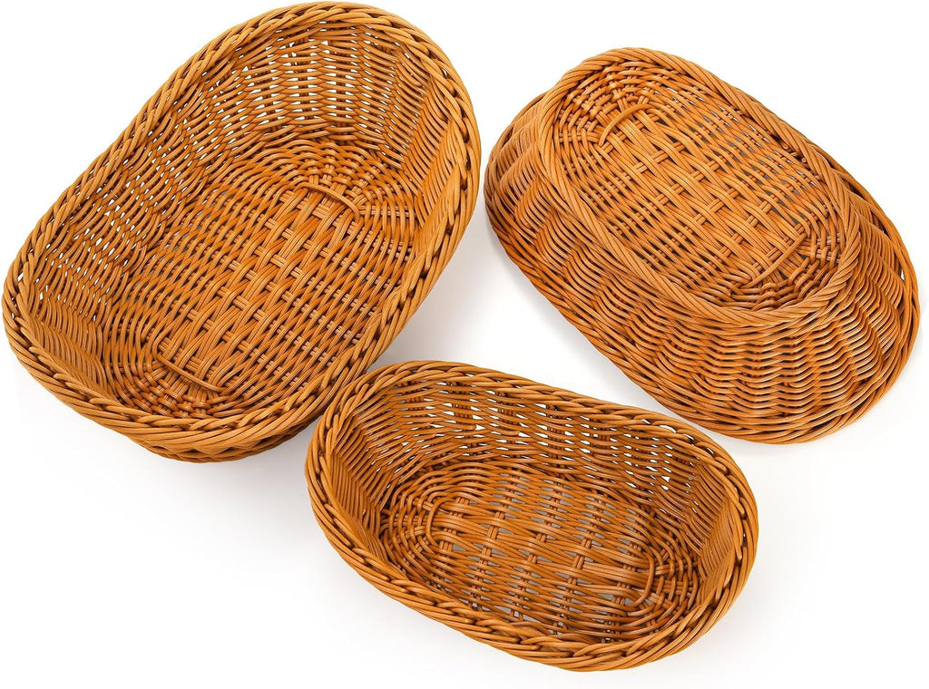Paniers à pain tissé 3 unités