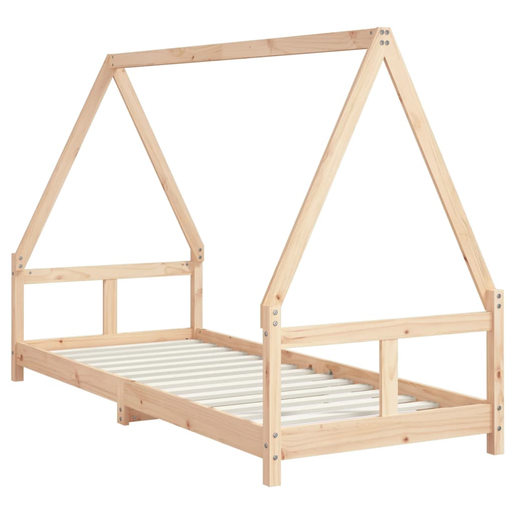 Lit pour enfants Bois de pin massif Lit pour enfants Bois de pin massif