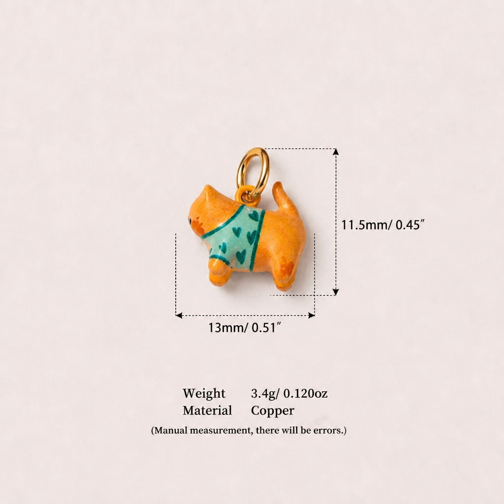 Collier mignon petit pendentif animal