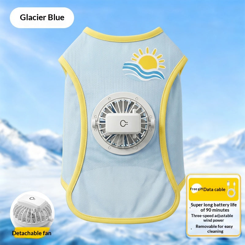 Summer Sun-protection Vest mince et respirant pour les chiens et les animaux de petite à moyenne taille
