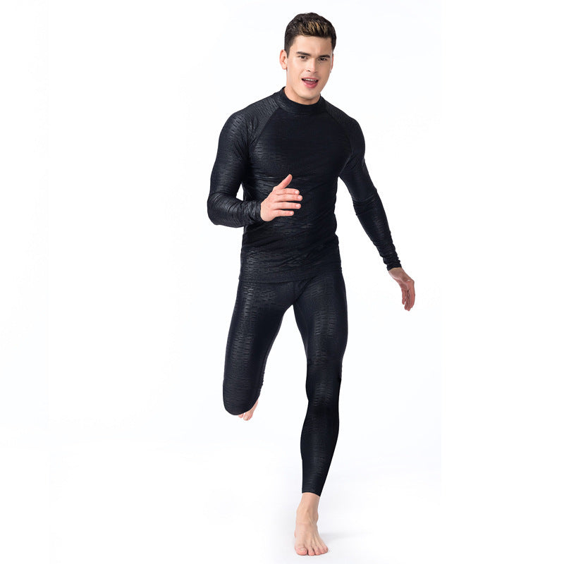 Trunks de natation de neuf longueur avec longues jambes pour la protection du soleil