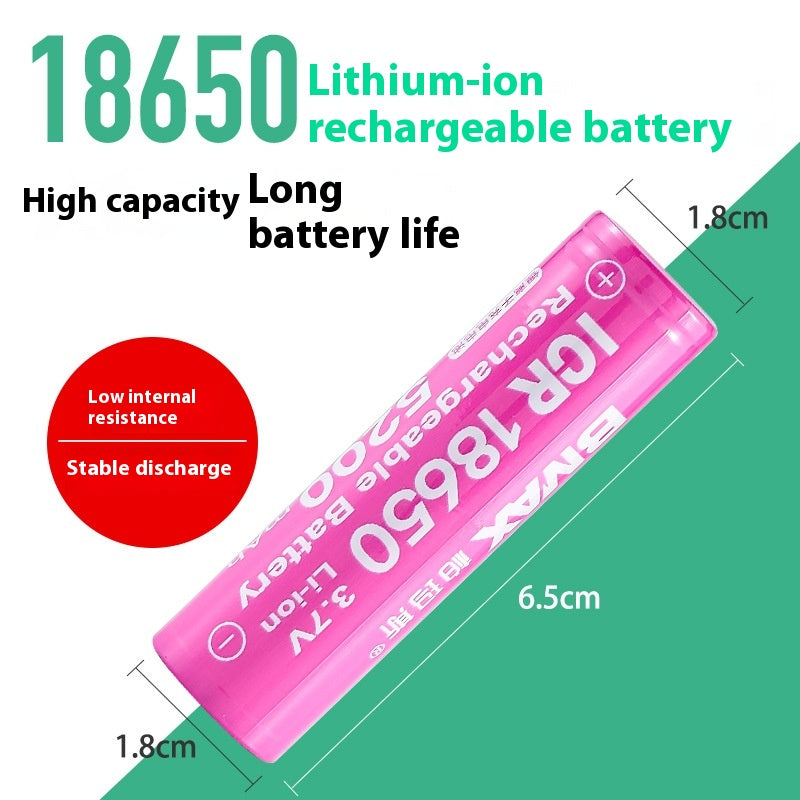 18650 Batterie au lithium 37V Torche de puissance