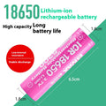 18650 Batterie au lithium 37V Torche de puissance