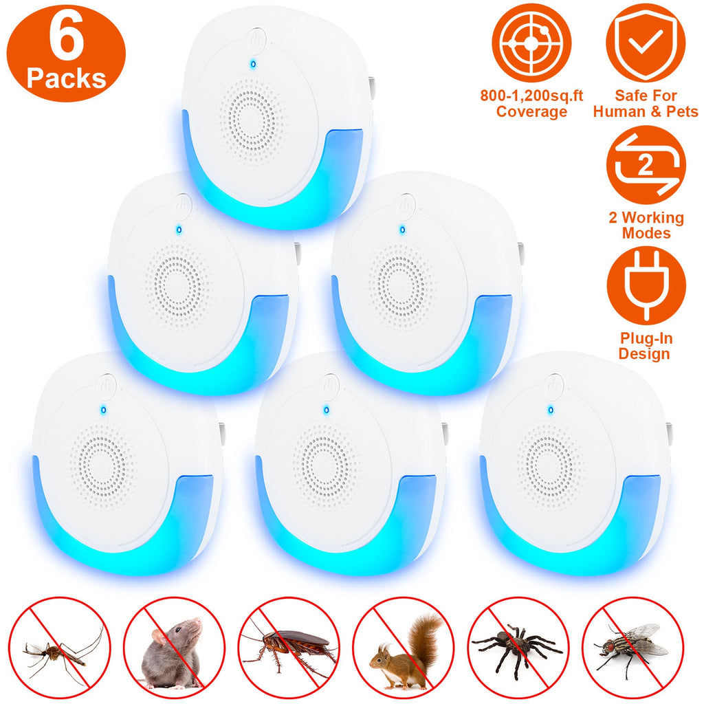 Repelleur à ultrasons 6PCS