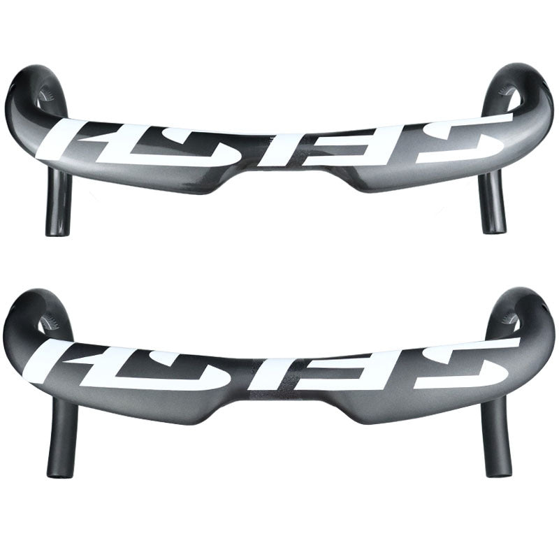 Carbon Fibre Road Bike Bent Poignée 380400420440mm Barre de poignée de vélo intérieure