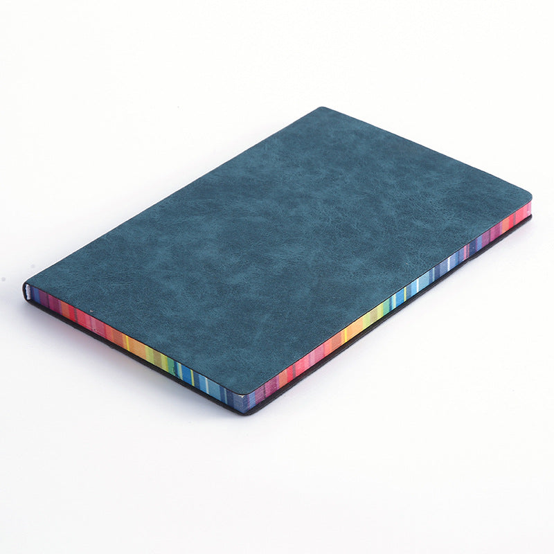 Couleur Rainbow Side A5 Cover en cuir Notebook