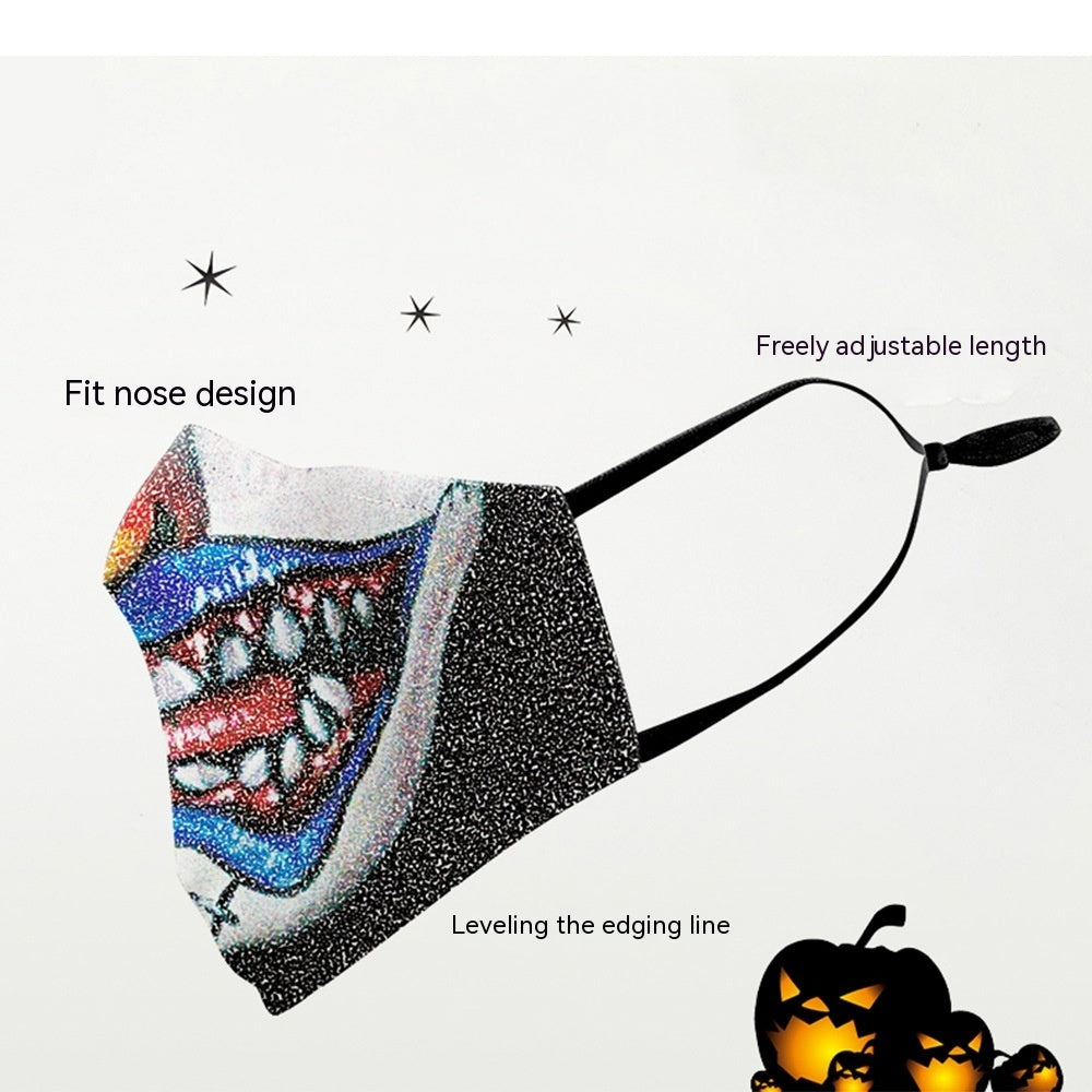Masque de poussière double couche Wansheng Ghost Face Skull