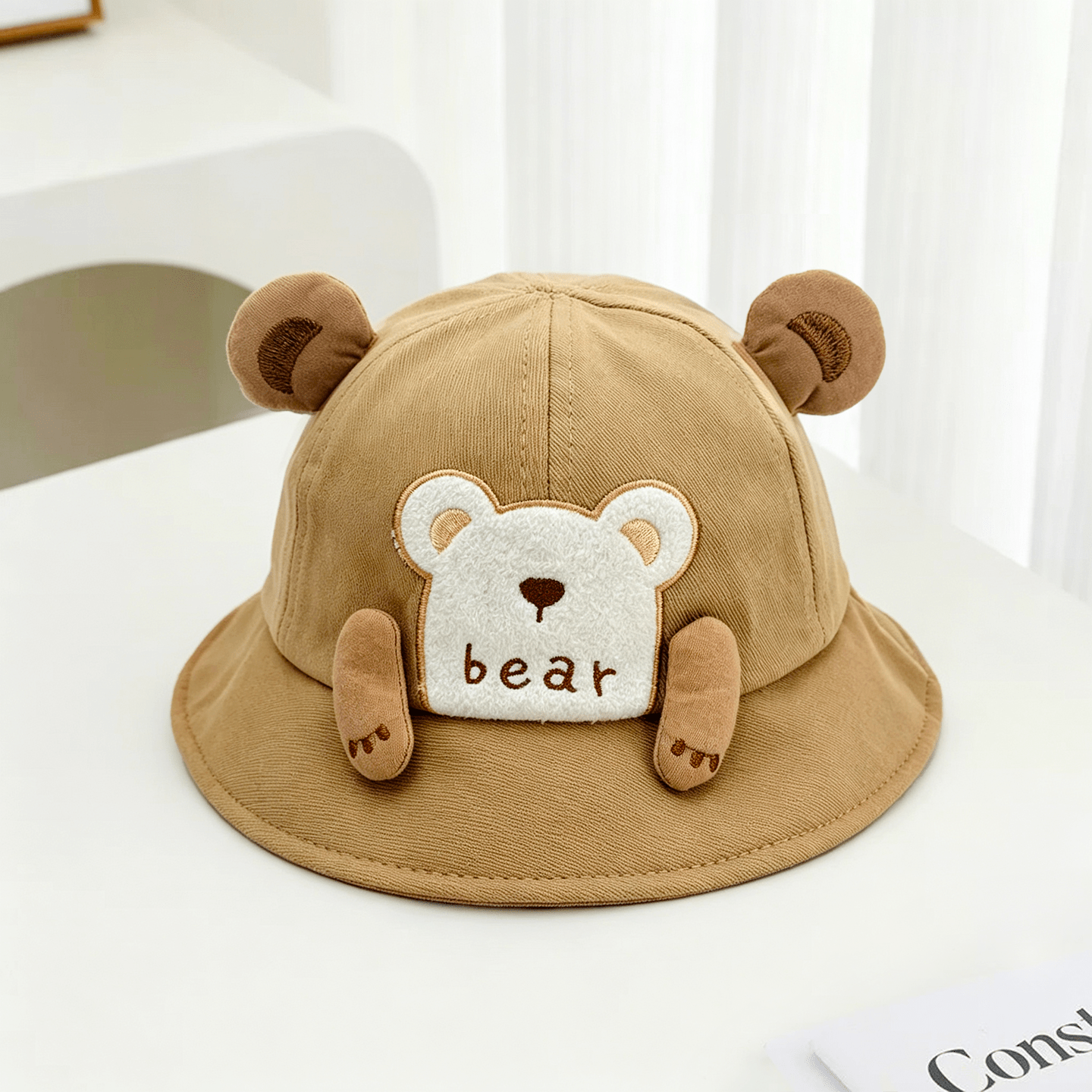 Été Garçons et filles' Brodé Lettre Our Style Modeable et mignon Chapeau de pêche pour