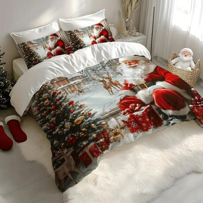 Ensemble de literie 3 pièces de Noël Hiver à vente chaude