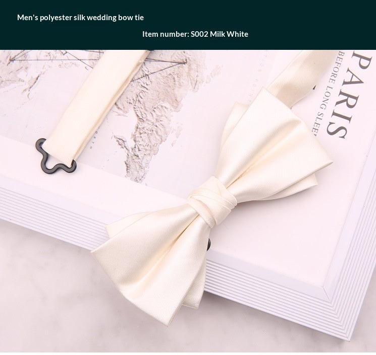 Hommes Polyester mariage Bow Tie