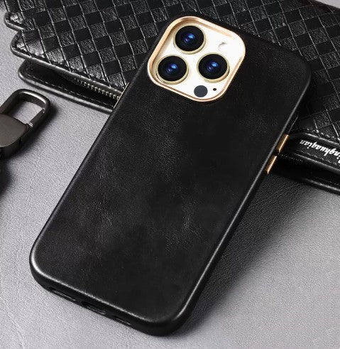 Étui de protection pour téléphone mobile Couche de couverture Aspiration magnétique anti-chute Charg sans fil