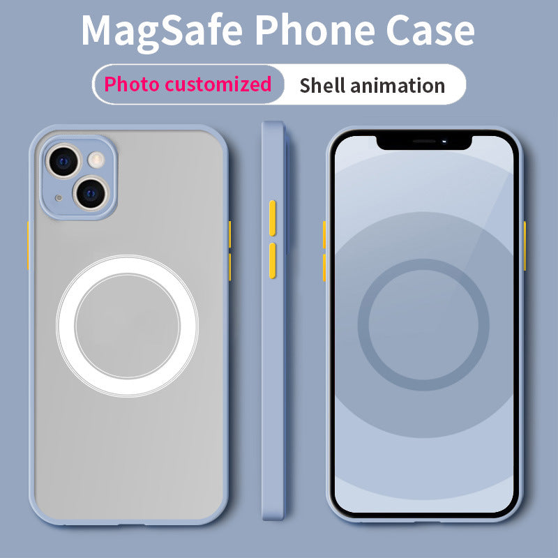 Couverture de protection de boîtier de téléphone mobile magnétique