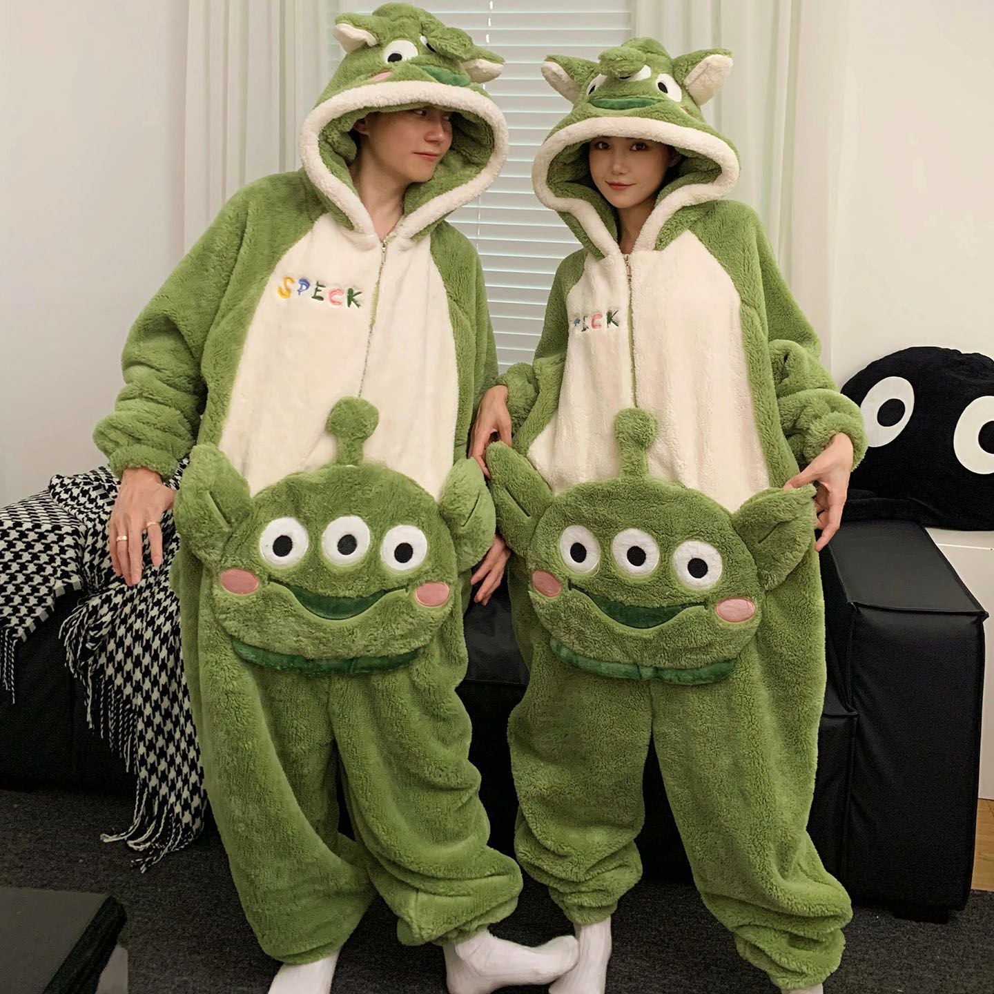 Ensemble de vêtements de salon pour jeunes de style caricature
