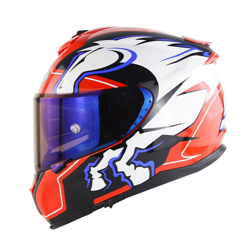 Casque de moto Full Face Riding Double Lens Casque de moto Full Cover