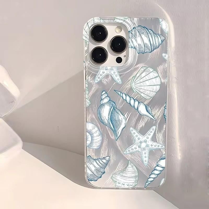 Shell Starfish Turtle Telephone Case Mode Tout compris