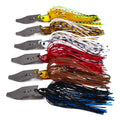 Luya Bait Whisker Guy Jig Metal Composite Glitter Head Crochet