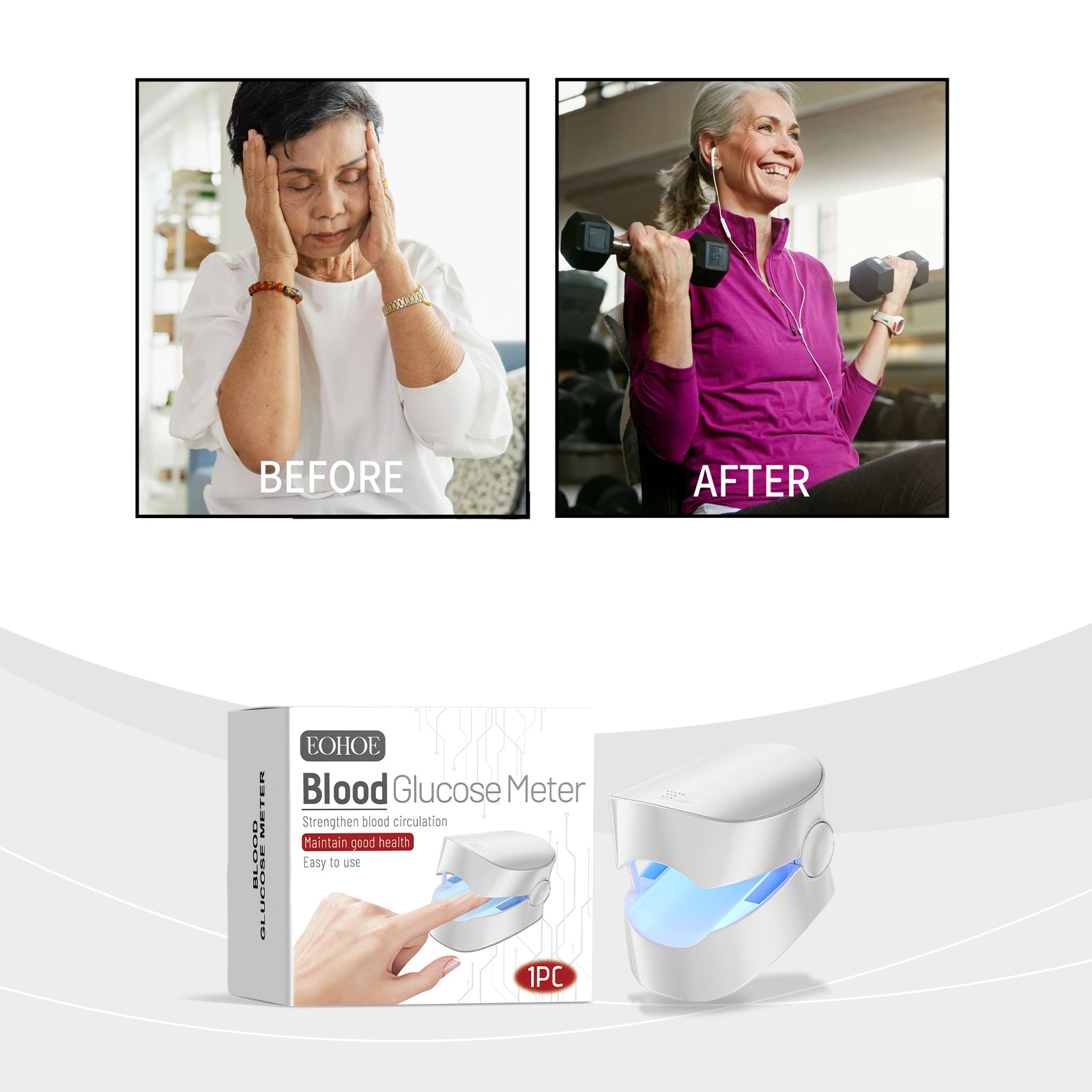Surveillance du sucre sanguin 1pc