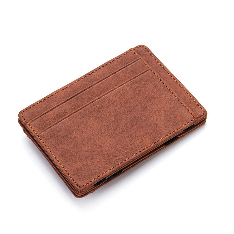 Porte-cartes de Wallet Magic Creative PU pour Homme