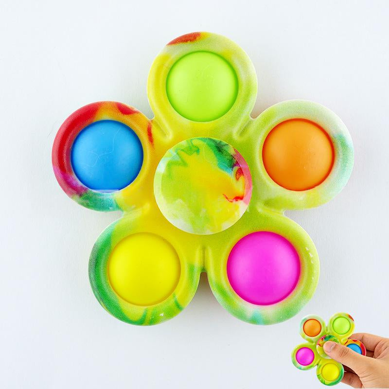Jouet anti-stress Fidget Spinner avec impression couleur