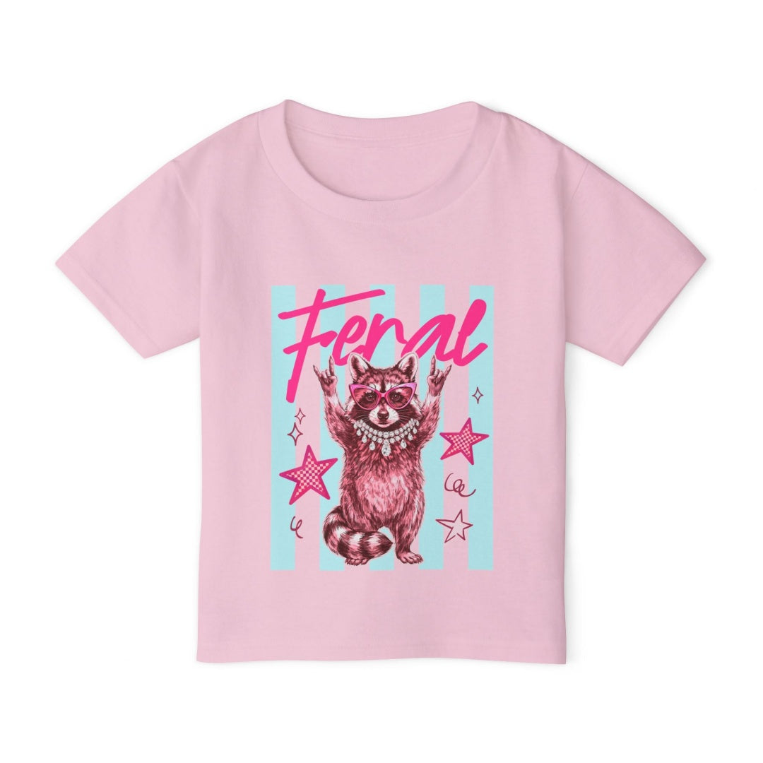 Cartoon occasionnel pour filles Imprimer Manches courtes encolure