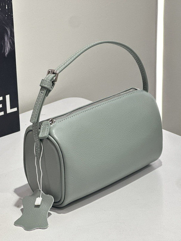 Sac de support de stylo à épaule populaire personnalisable en cuir de vache de couche supérieure pour les femmes