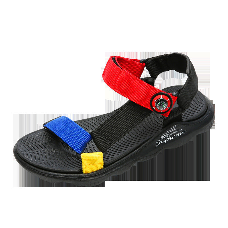 Sandales de plage de Webbing pour enfants couleur bonbons