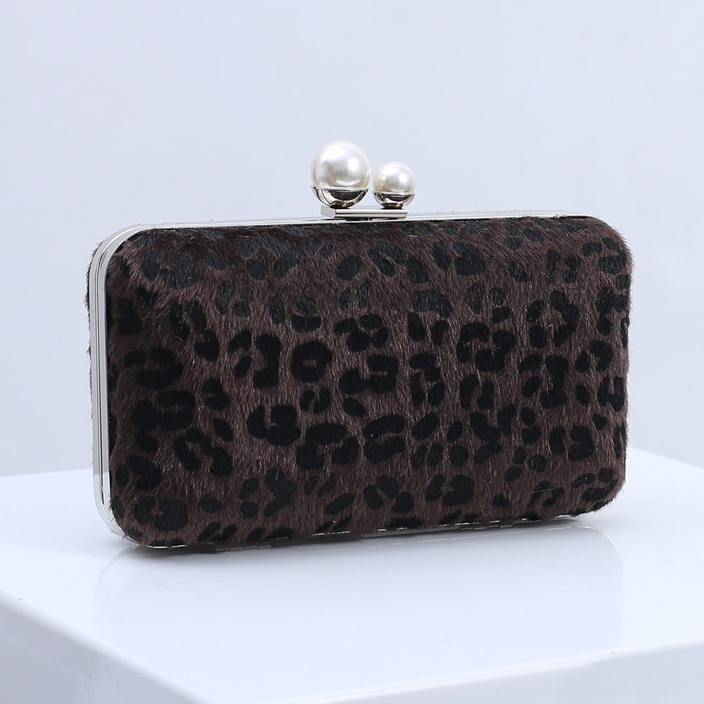 Classic EuropeanAmerican Leopard-Imprimer Sac à Epaule Fashionable
