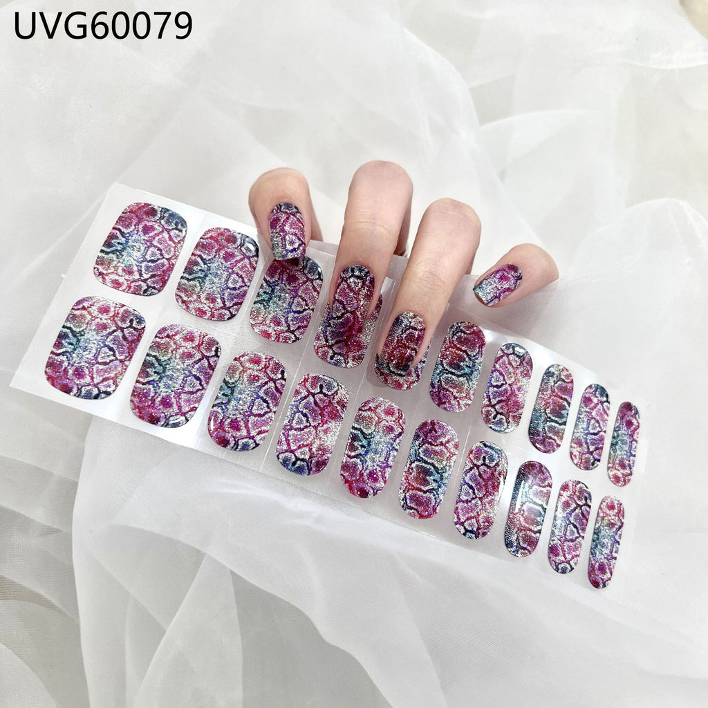 Sticker à ongles de gel UV Semi-cuisiné à ongles UV