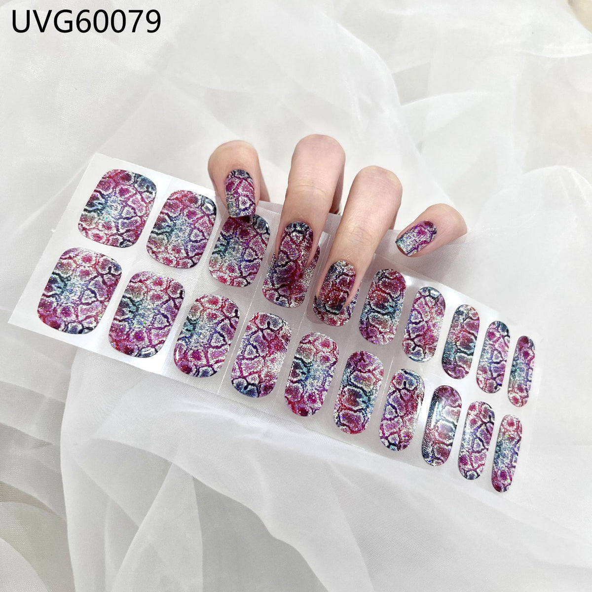Sticker à ongles de gel UV Semi-cuisiné à ongles UV