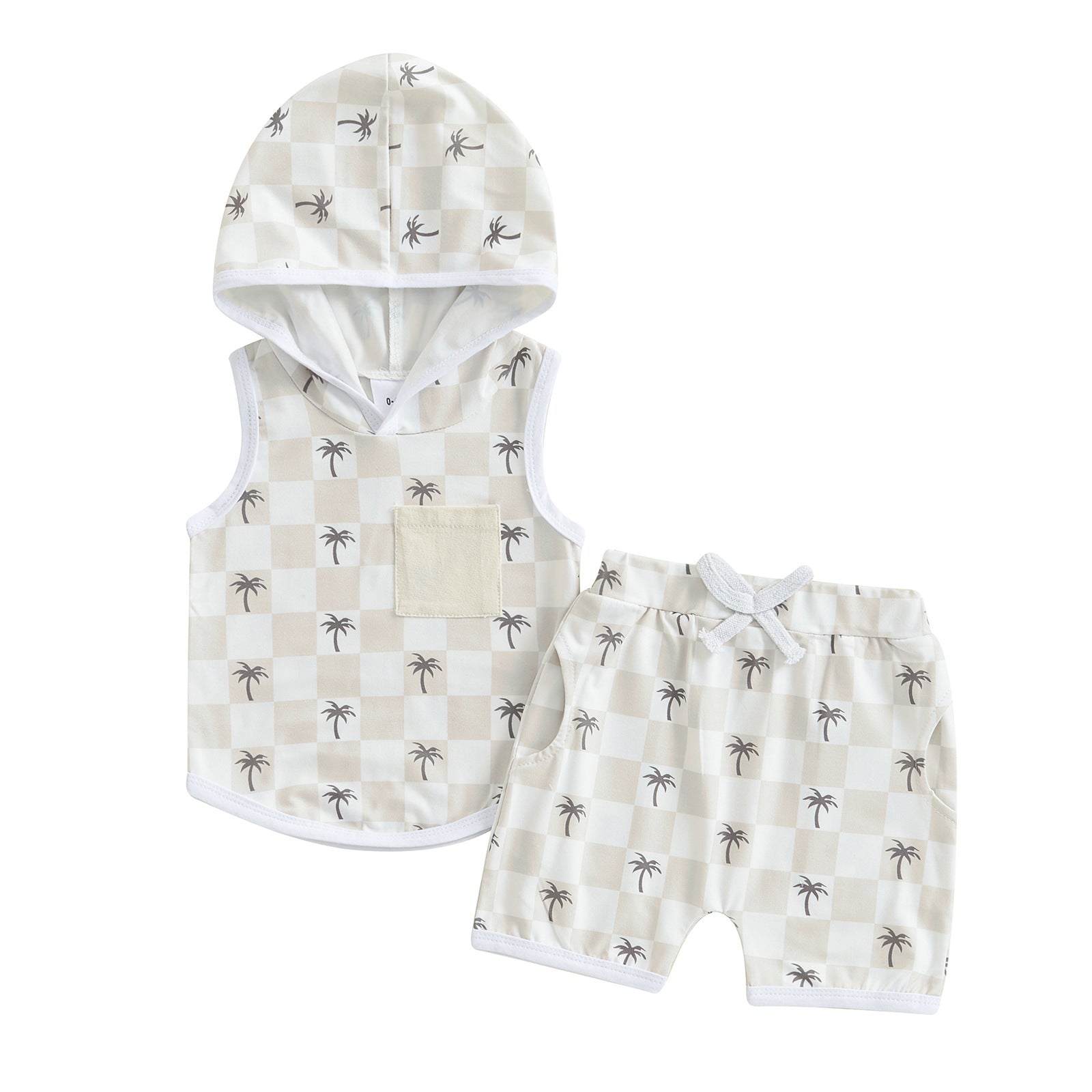 Ensemble de top imprimé et de shorts pour garçons