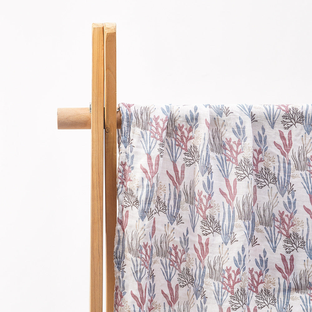 Simple imprimé nouveau-né bébé bambou coton bébé couverture Gro-bag
