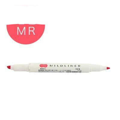 Stylo de marquage de couleur double tête élégant et doux