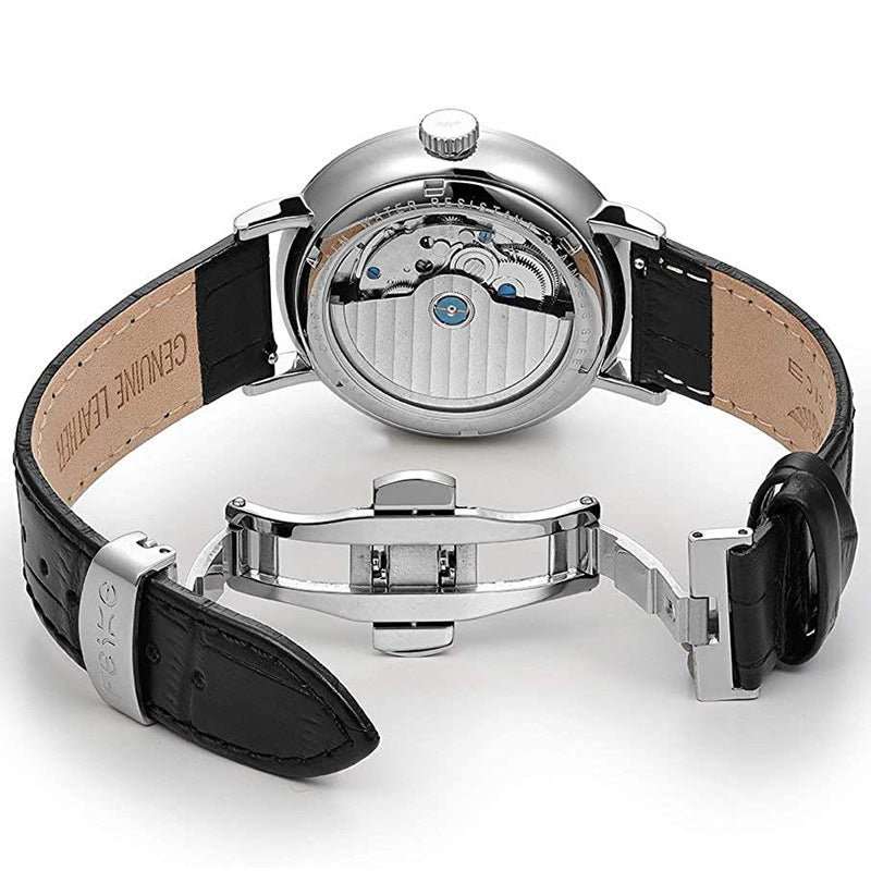 Montre mécanique automatique de mode pour hommes