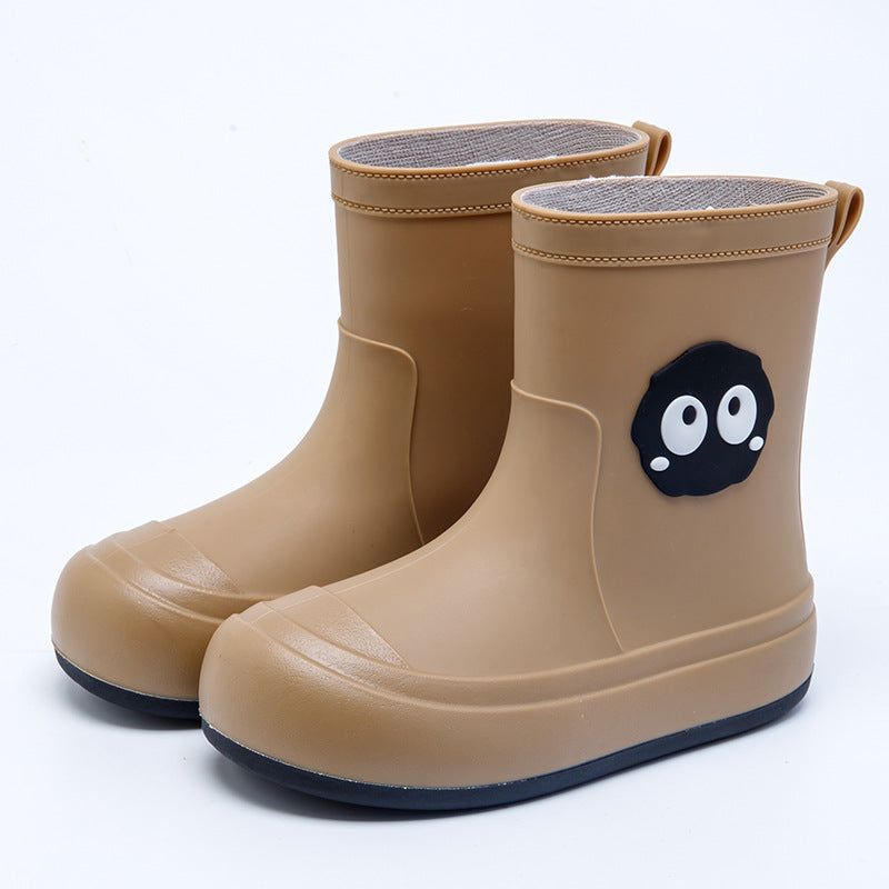 Bottes de pluie cartoon coréenne mignonnes Femmes non-dérapant